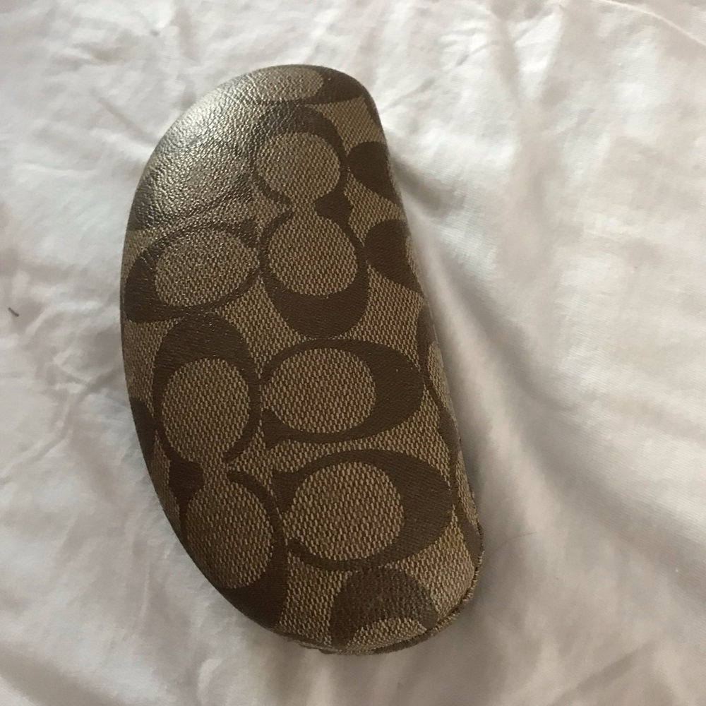 Coach eye glass holder